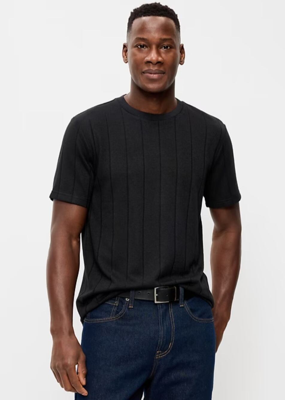 Old Navy Relaxed Sweater T-Shirt Color: Black Jack Size: Large